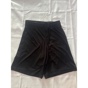 Admiral Boys Black Active Athletic Shorts Size Large Drawstring Gym Sports